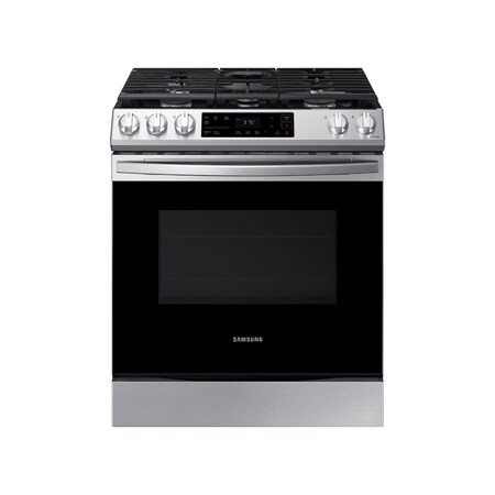 Samsung 6.0 cu. ft. Smart Stainless Steel Slide-in Gas Range NX60T8111SS